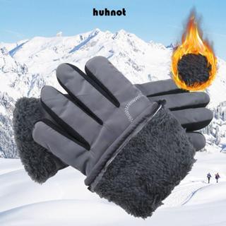 ถุงมือหิมะบุขน ถุงมือสกีที่อบอุ่นและกันน้ํา สำหรับฤดูหนาวและ…