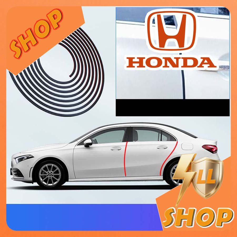 [READY]HONDA HRV Car door bumper strip Bumper stickers CIVIC Body Kit HONDA CITY CRV Car Decoration 