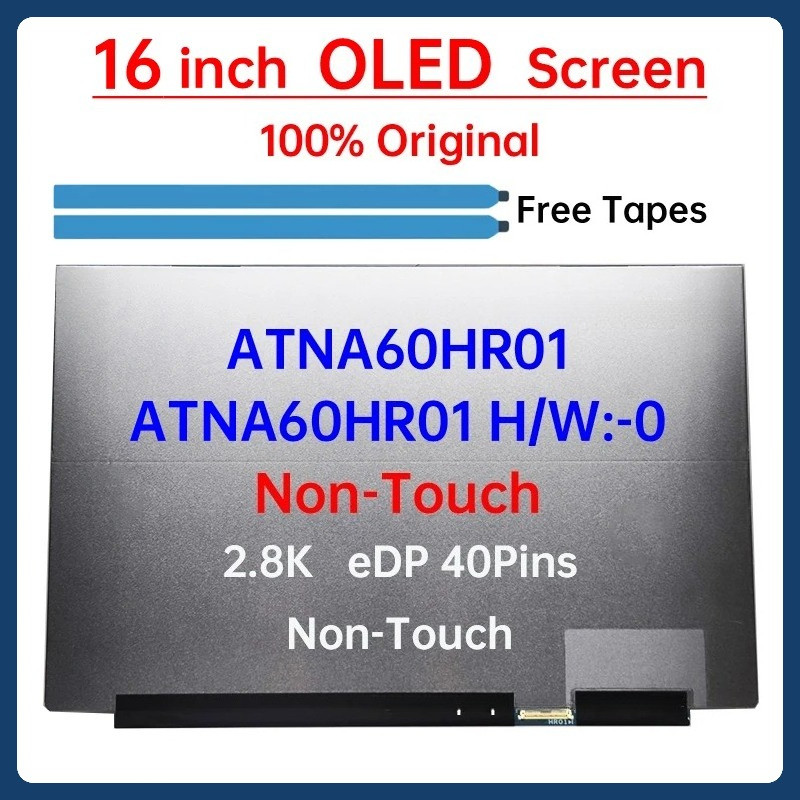 16 "หน้าจอ LCD OLED ATNA60HR01 สําหรับ Lenovo IdeaPad Slim 5 16AHP10 16AKP10 16IAH10 16IRH10 16IRH10
