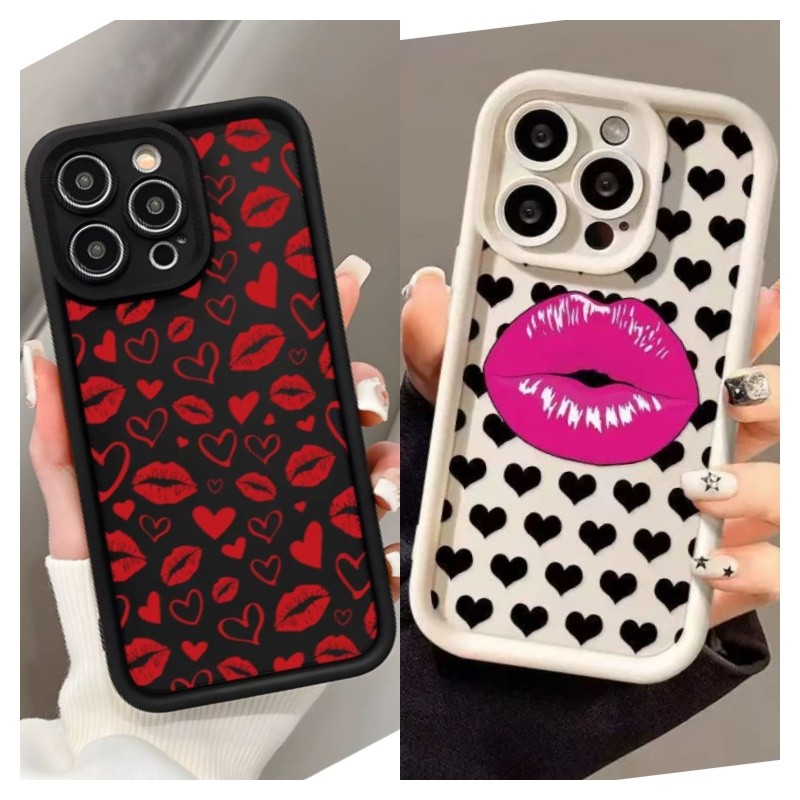 Lip พิมพ์ปลอกสําหรับ OPPO A5X A5 Pro A3 Pro A3X A60 A16 A16K A17 A15 A16E A55 A54 A38 A72 A52 A92 A7