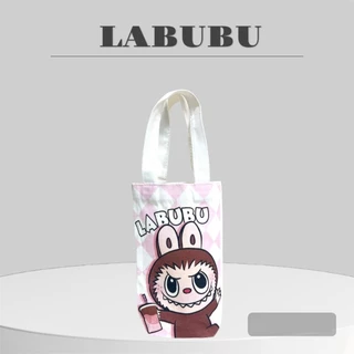 กระเป๋าใส่แก้วน้ำ พร้อมหูหิ้ว ลายการ์ตูน น่ารักๆ ผ้า ไม่ขาดง่าย ผ้าไม่ยืด