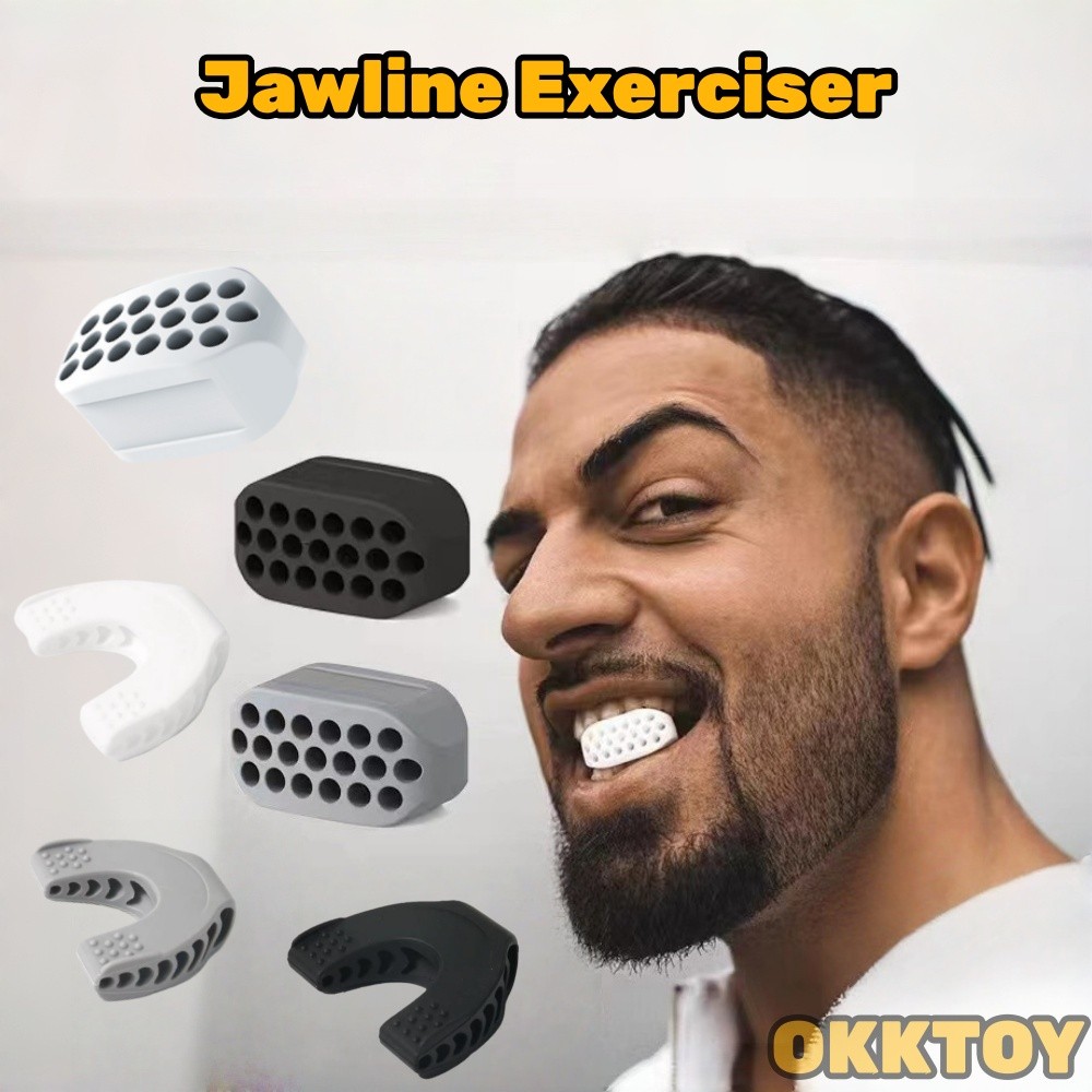 Jawline Exerciser/Jawline กล้ามเนื้อออกกําลังกาย/ซิลิโคน Jaw กล้ามเนื้อ/V-Shaped Chinface และคอ Toni