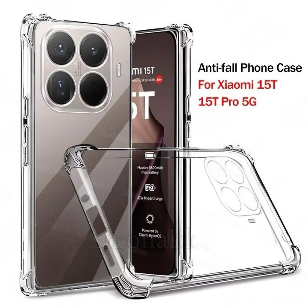 เคส ใสกันกระแทก สำหรับ XIAOMI Mi15T Mi15TPro Mi14T Mi14TPro mi 15T Pro 14T Pro TPU CASE