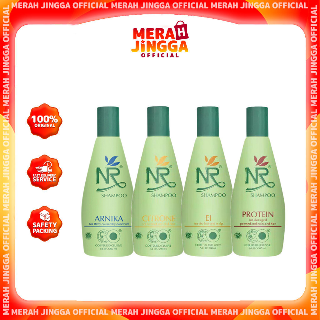 NR Shampoo 200ml - Choice of Arnika, Citronella, EL และ Protein Variants for Healthy Hair Care