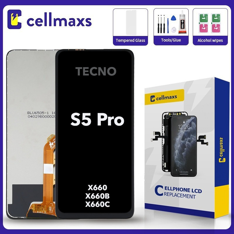 สําหรับ INFINIX S5 Pro X660 X660B X660C เปลี่ยนหน้าจอสัมผัส LCD