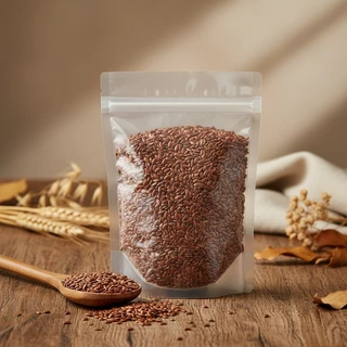 เมล็ดแฟลกซ์ 1 กิโลกรัม (Flaxseed 1 Kg) เมล็ดเฟล็กซ์ สีน้ำตาล Brown Flax seeds แฟล็กซ์ ธัญพืช