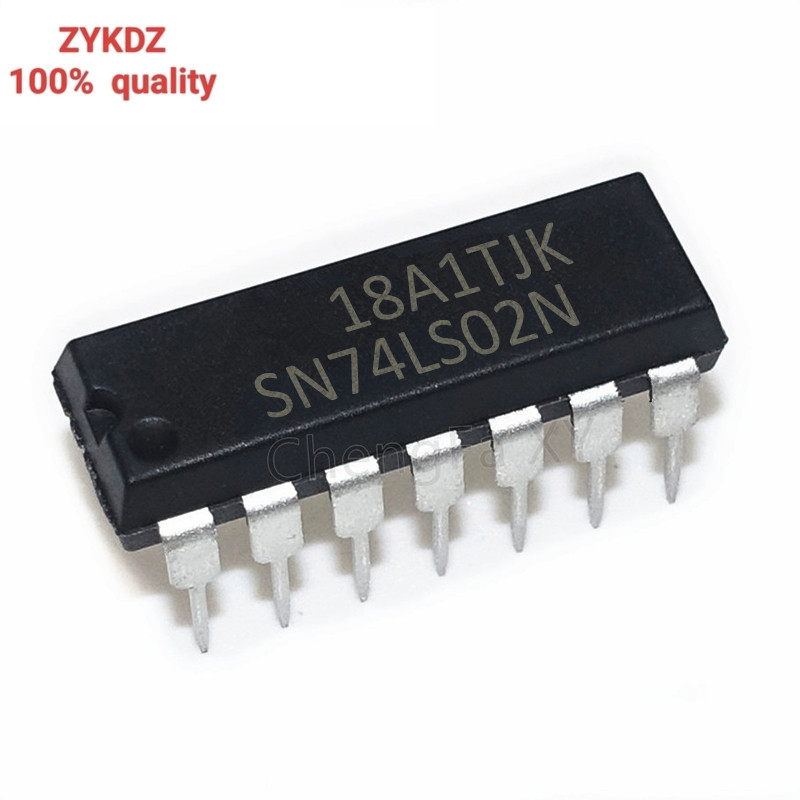 10PCS SN74LS02N DIP-14 SN74LS02 74LS02N 74LS02 DIP14 IC แบบบูรณาการ