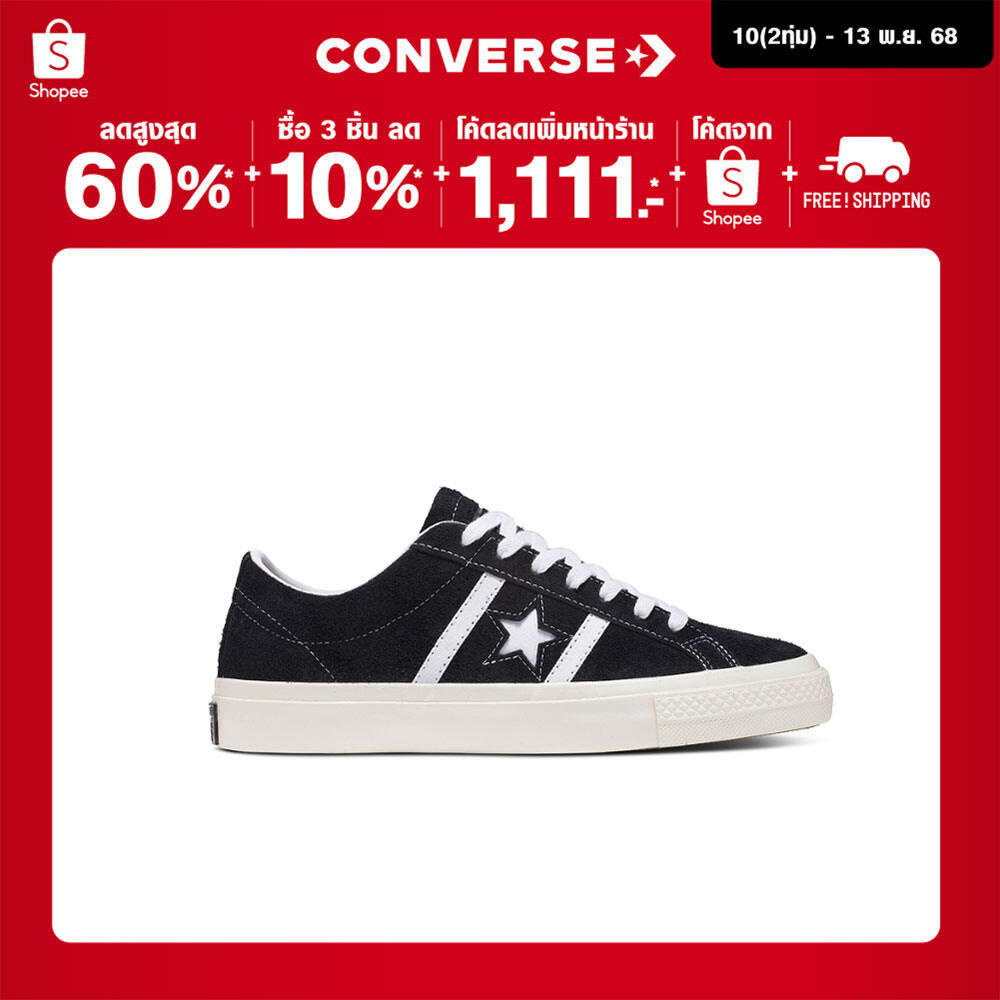CONVERSE รองเท้าผ้าใบ รุ่น ONE STAR ACADEMY PRO ARCHIVE COLORS OX BLACK A06426CM_S4BKXX
