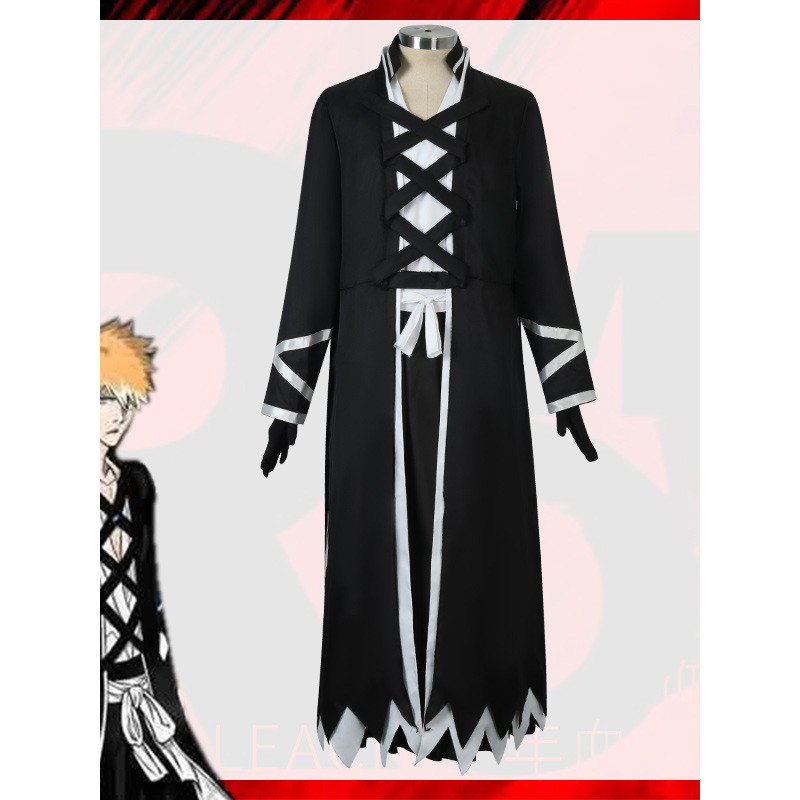 [Cosplay] Death God Millennium Blood Battle - Kurosaki Ichigo Set: เสื้อผ้าและเครื่องประดับDamaged S