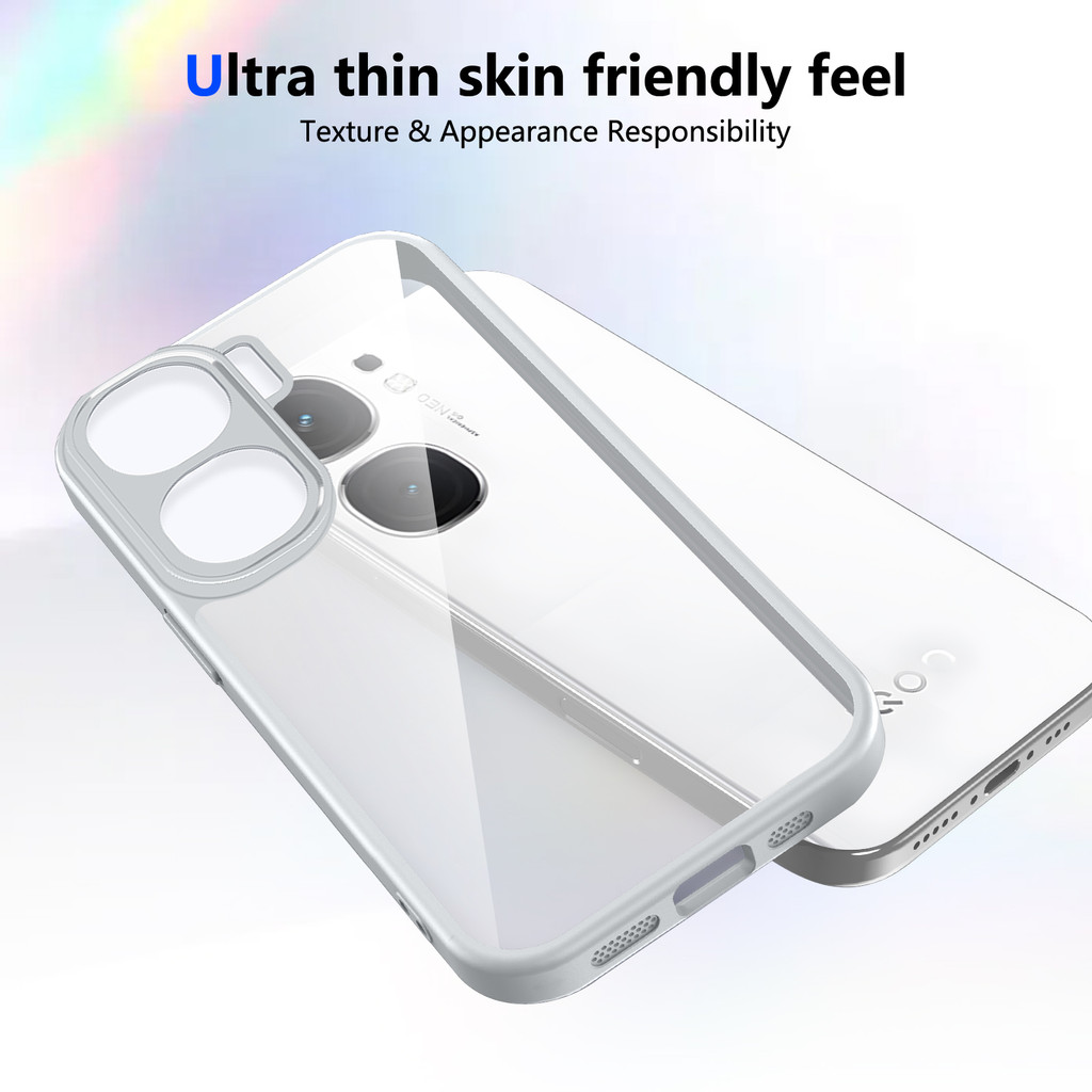 โปร่งใสสําหรับ Vivo IQOO Neo 10R 10 Pro 9 9S Pro IQOO U1X กรณีเลนส์ป้องกันสําหรับ Vivo IQOO Neo 10R 