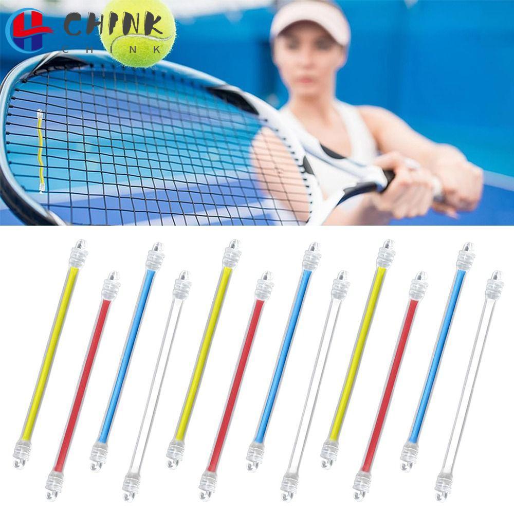 CHINK Tennis Vibration Dampener, Soft Silicon Long Tennis Racket โช้คอัพ, อุปกรณ์เทนนิสกันกระแทก Rac
