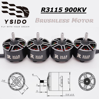 YSIDO R3115 900KV มอเตอร์ไร้แปรง 3-6S 3115 มอเตอร์สําหรับ RC…