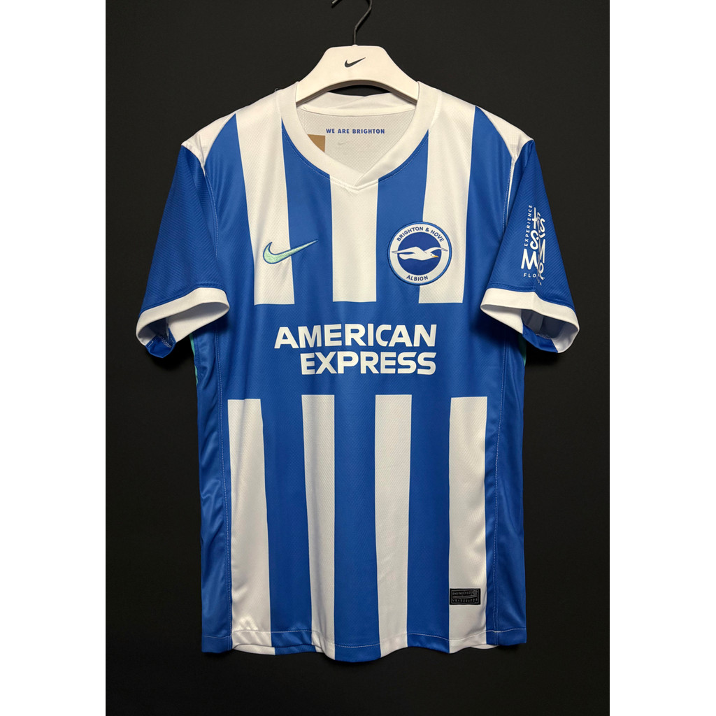 เสื้อยืดกีฬาแห้งเร็ว Brighton Home/Jersey