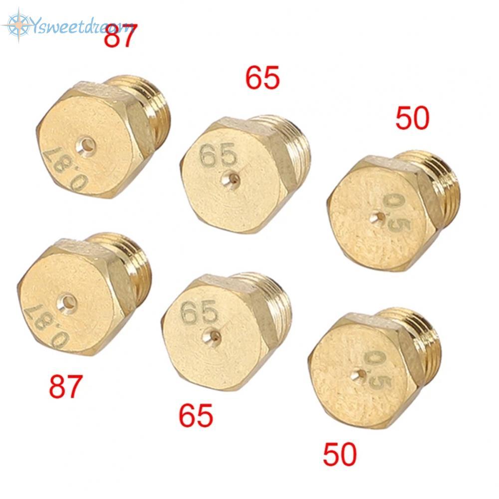 【SWTDRM】Gas Stove Nozzle Set 9mm Height M6 X 0.75 Thread Water Heater Nozzle Kit