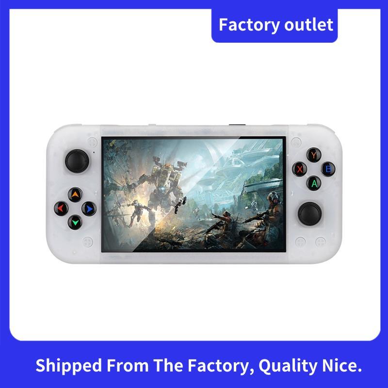 RG50XX มือถือคอนโซลเกม Retro 5 นิ้ว 64G 20000 + วิดีโอเกม 3D จอยสติ๊ก LINUX สําหรับ 19 + จําลอง A