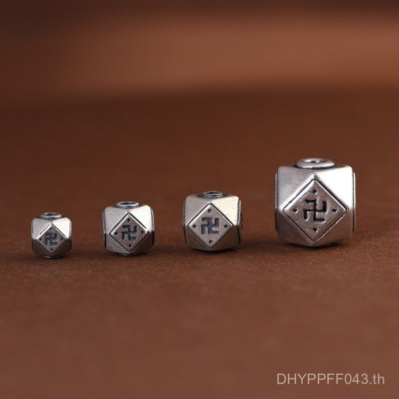 ลูกปัดหลวม 108 Golden Deer King สร้อยข้อมืออุปกรณ์เสริม diy Wenwan S925 เงินลูกปัด King Kong Spacer 