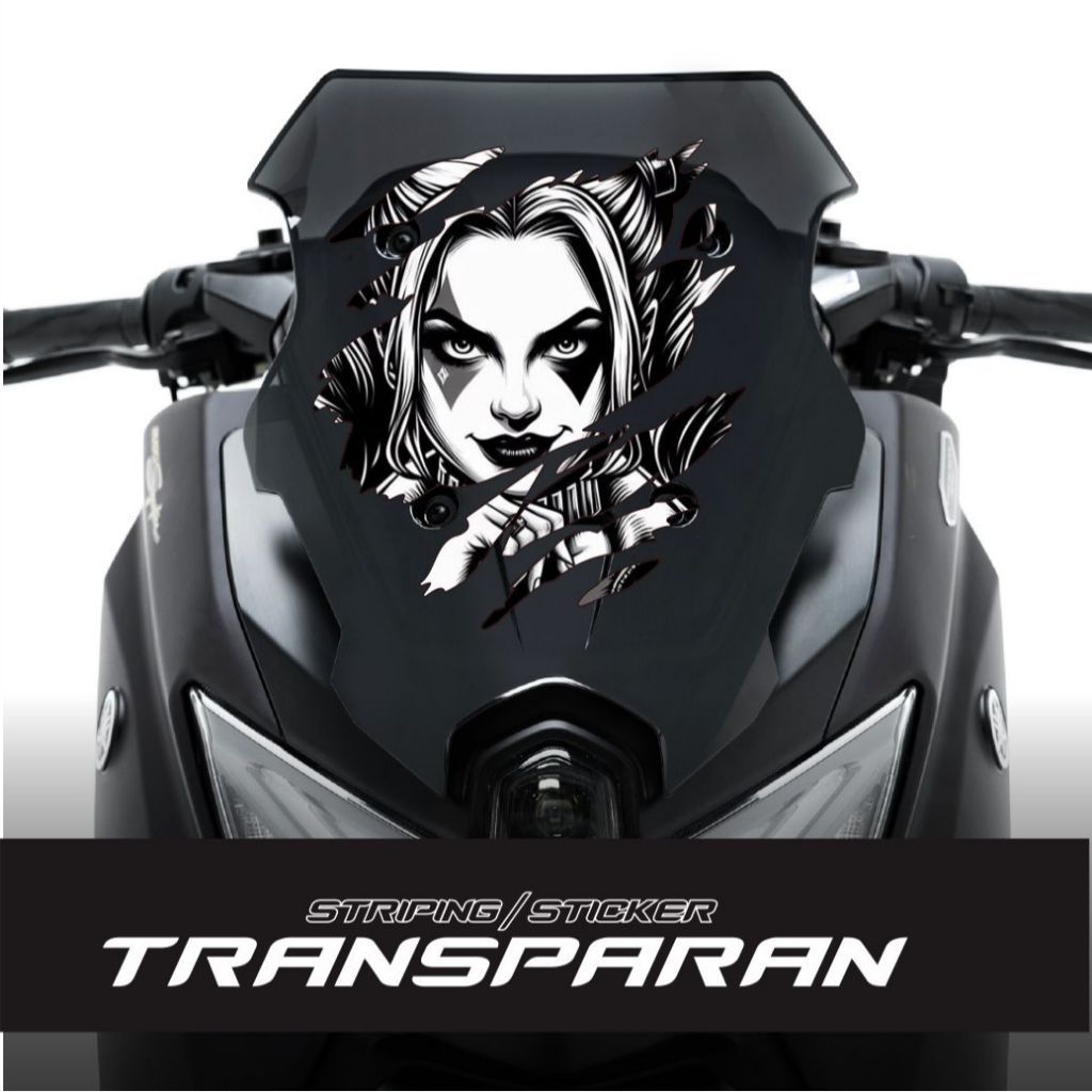 สติ๊กเกอร์ NMAX VISOR / สติ๊กเกอร์ PCX VISOR TRANSPARENT สติ๊กเกอร์ UV ALL VISOR