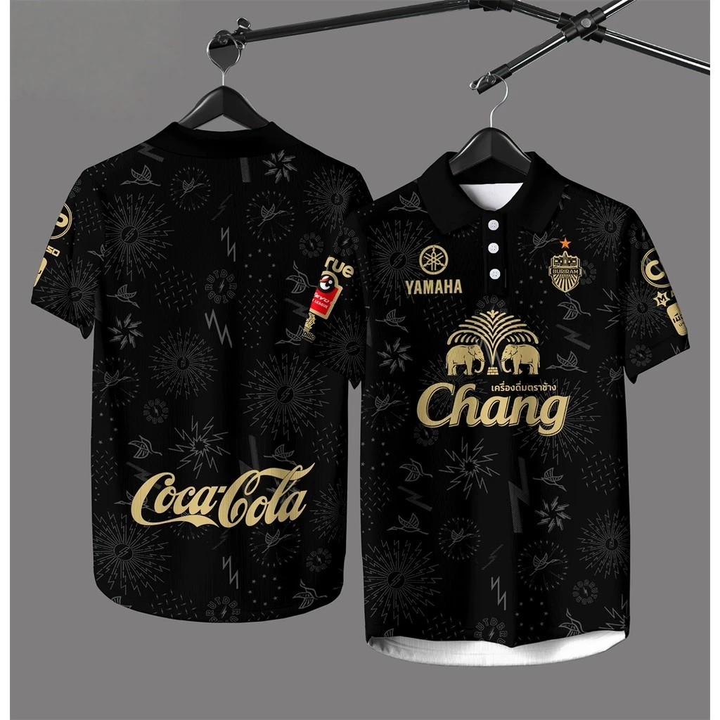 เสื้อฟุตบอลลีกไทยสำหรับผู้ชาย ออกแบบเพื่อดูดซับเหงื่อ และระบายอากาศได้ดี