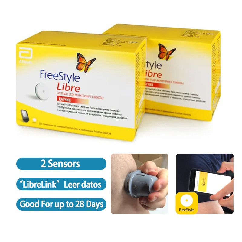 Abbott Libre FreeStyle Sensor Meter Scan Sensor Reader FreeStyle โรคเบาหวานเจลแผ่นอุปกรณ์เสริม MedTrust Supply MedTrust Supply