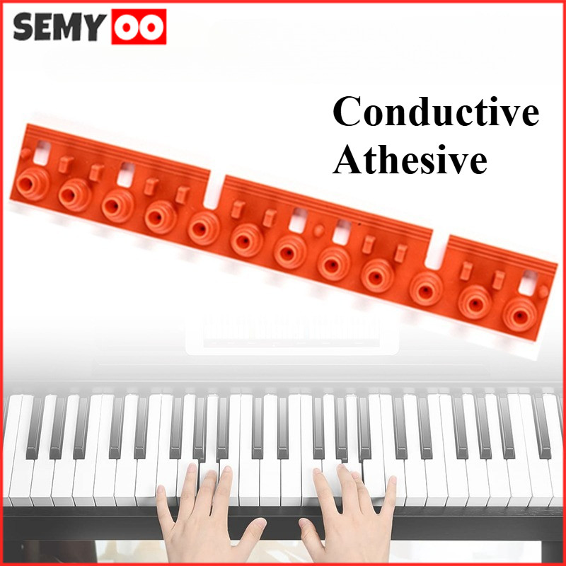 SEMYOO RUBBER TUTS คีย์บอร์ด YAMAHA PSR - เปลี่ยนแผ่นนําไฟฟ้า 61 คีย์, PSR S970/S770/E463, คุณภาพ OE