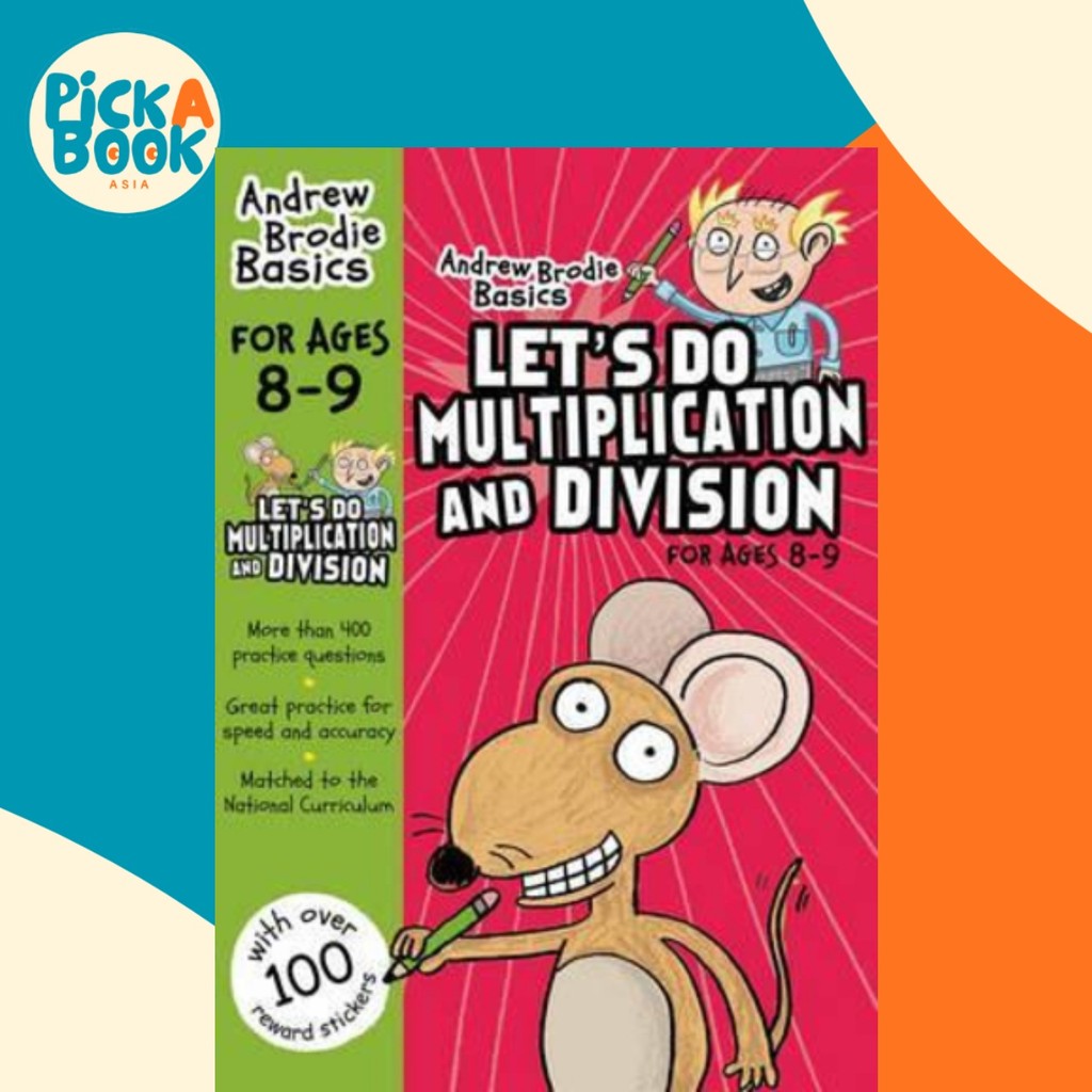 มาทํา Multiplication และ Division 8-9 โดย Andrew Brodie (ฉบับสหราชอาณาจักรปกอ่อน)