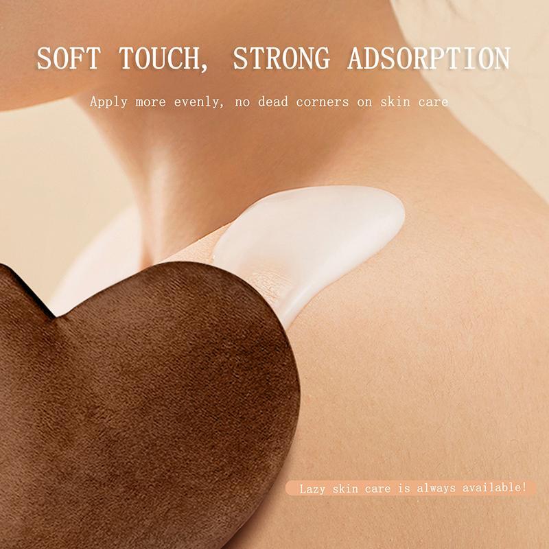 AmongSpring>Reusable Body Self-Tanningถุงมือครีมโลชั่นมูสทําความสะอาดร่างกายถุงมือสองด้านป้องกันPoun