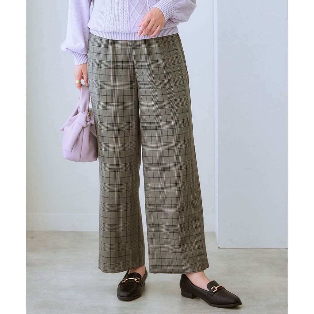 [จัดส่งจากประเทศญี่ปุ่น] Nissen_  กางเกงขายาวทรงวูล ขากว้าง เอวสูง พรางหน้าท้องให้ดูเพรียว สไตล์ญี่ปุ่นแท้  ใส่สบาย ไม่ต้องรีด เอวยางยืด มีไซส์ใหญ่พิเศษ พลัสไซส์  เหมาะทั้งใส่ทำงานและลำลอง ดูหรูหรา ซักเครื่องง่าย โปรโมชั่นคุ้มค่า จัดส่งไว ลดแรง!