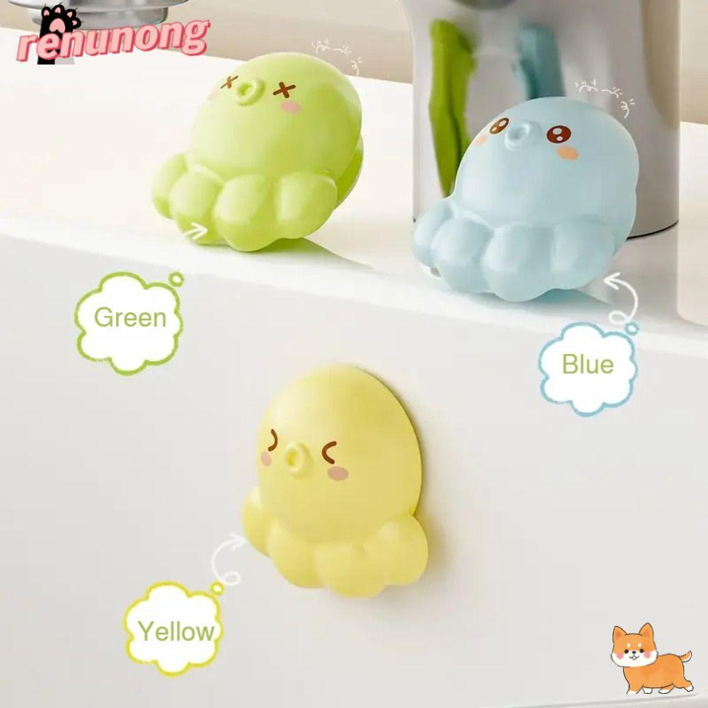 RENUNONG Octopus Drain Plug,ฝาครอบซีลป้องกันการอุดตัน Overflow Drain Plug,ที่มีประโยชน์แมลงป้องกันกลิ่นป้องกันแมลงอ่างล้างจาน Overflow Hole Plugห้องครัวห้องน้ําอ่างล้างจาน