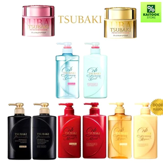 ฉลากไทย TSUBAKI by Shiseido ซึบากิ พรีเมียม Moist Repair Premium Shampoo Conditioner Treatment แชมพู ครีมนวด ทรีตเมนท์