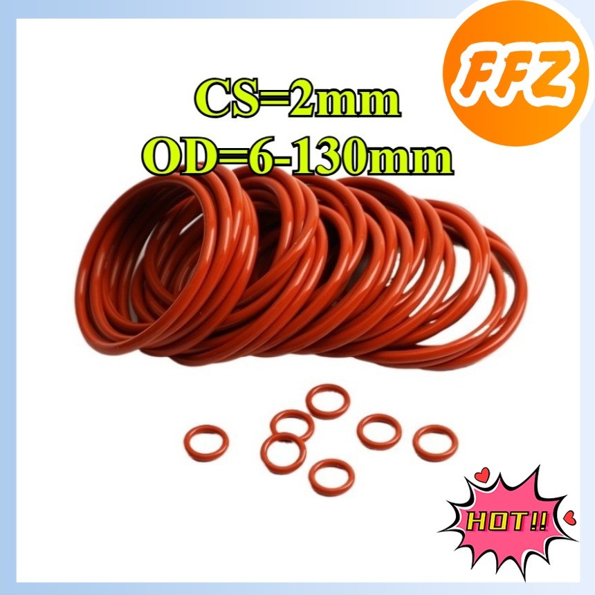 โอริง ORing O-ring ยางโอริง VMQ เลือกขนาดได้ ( CS2mm * OD6-130mm )FS-MB-4