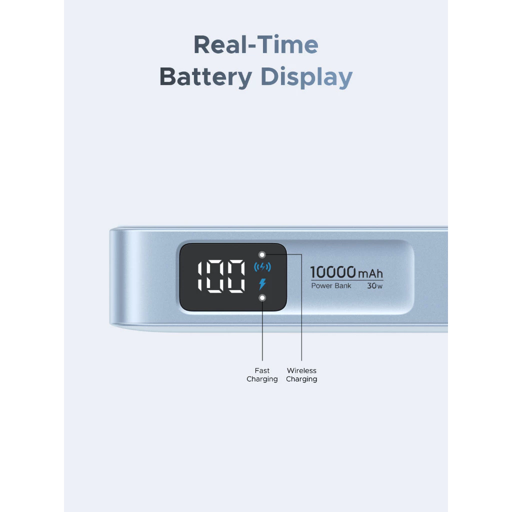 UGREEN Power Bank แบตสำรอง 10000mAh30W(2C) CCC Magnetic Wireless Fast Charging Qi2.2 25W รุ่น 65958B thumbnail 6