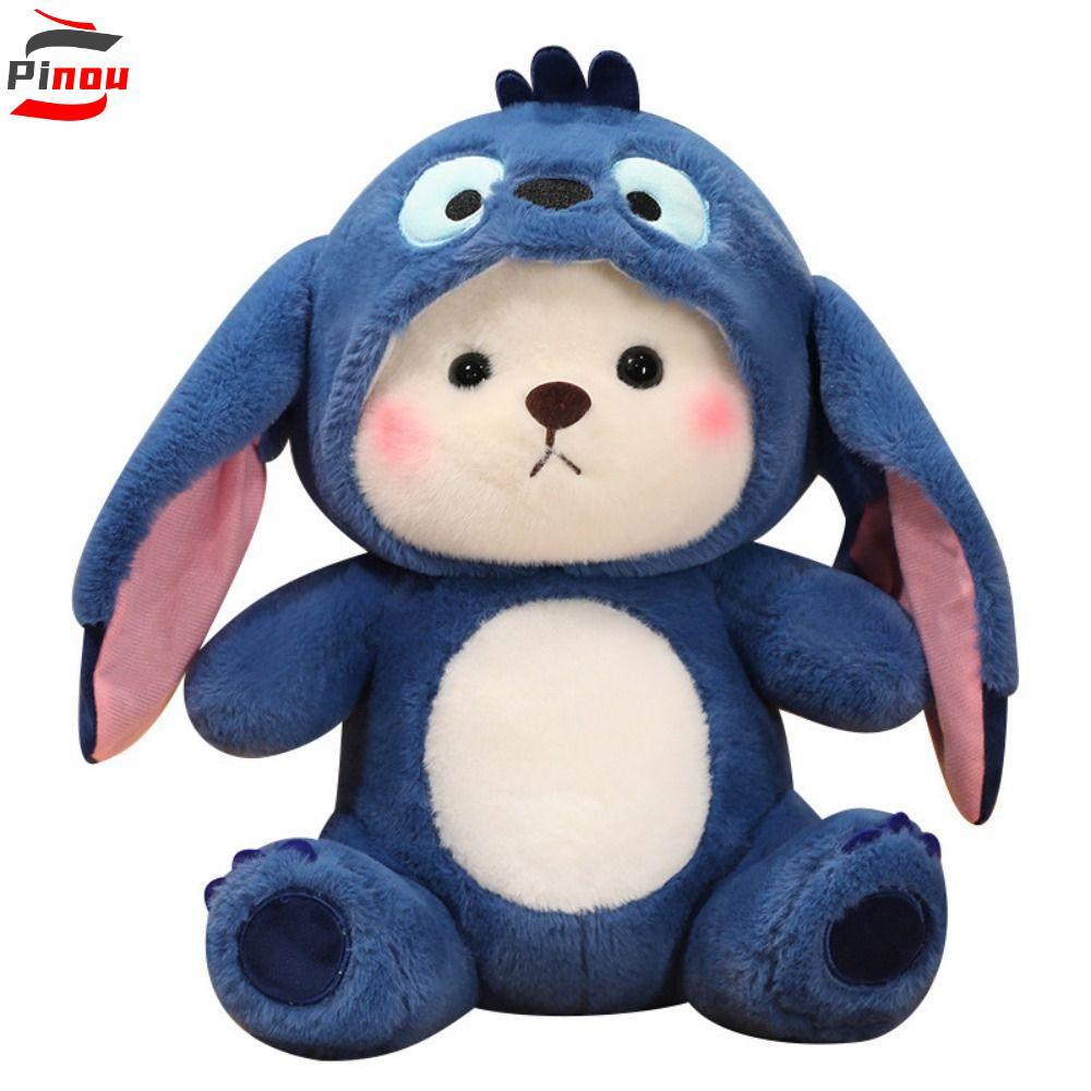 PINOU Teddy Tales Bear Plush Toy, Teddy Tales Bear Lina Bear Plush Toy, ตุ๊กตาหมอน Plush ตุ๊กตาสัตว์