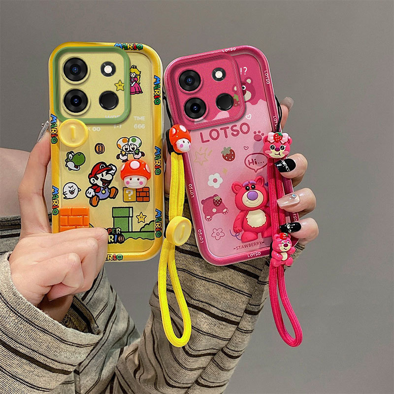 Tecno spark go 2023 case infinix smart 7 case 3D Doll phone case bts