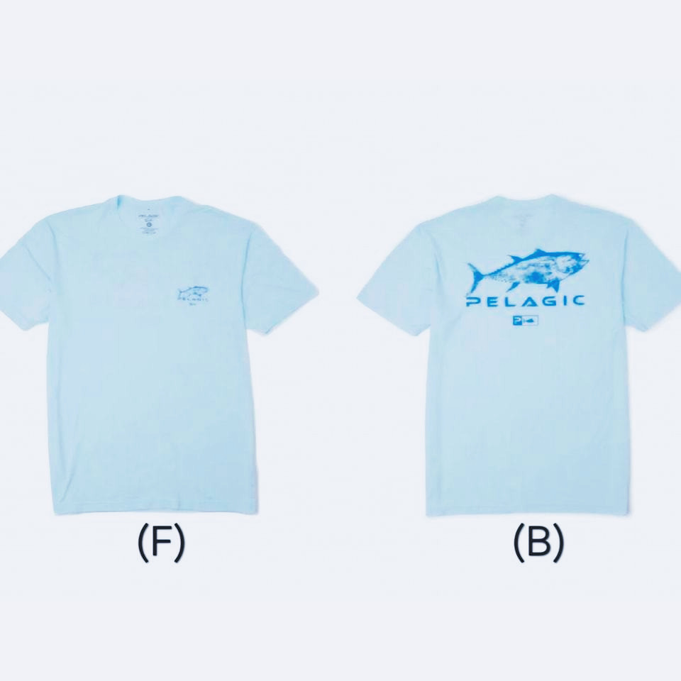 เสื้อยืด Prem Triblend Gyotaku Tuna สำหรับคนหลงใหลในกิจกรรมตกปลา ออกแบบพิเศษด้วยภาพ Gyotaku สวยงาม