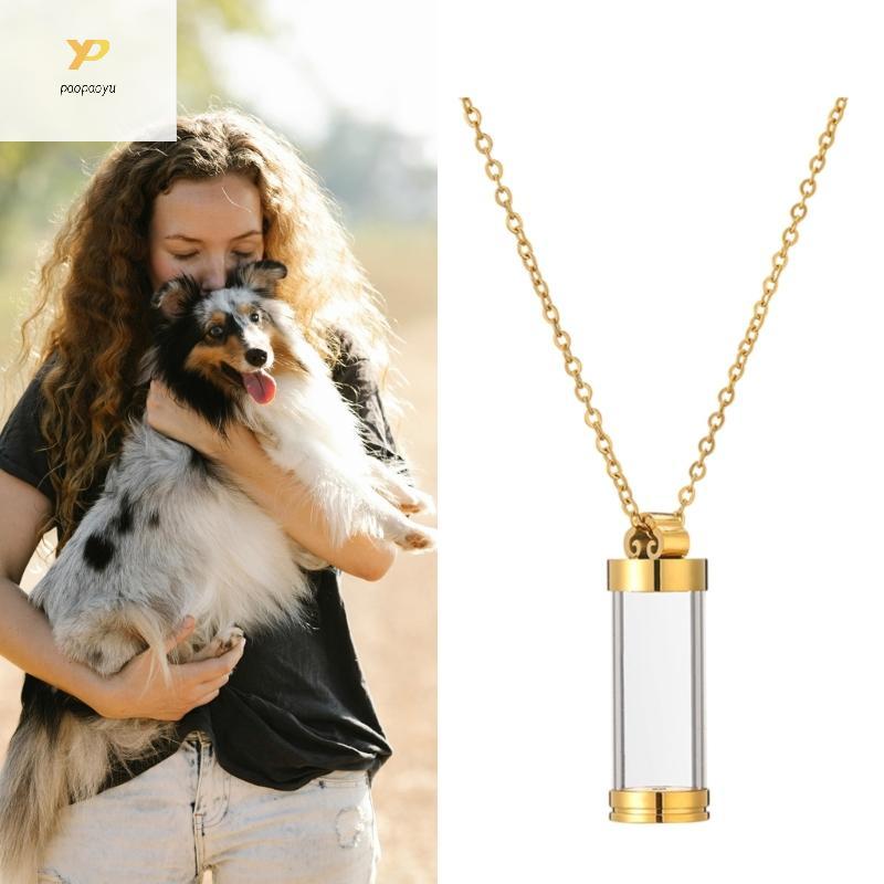 PPY เครื่องประดับอนุสรณ์สําหรับผม Keepsakes Urn จี้สร้อยคอสําหรับสัตว์เลี้ยงสุนัขแมว