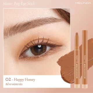 MEILINDA Matte Pop Eye Stick เมลินดา อายแชโดว์ เนื้อแมตต์ เนียนนุ่ม เกลี่ยง่าย สีแน่น กันน้ำ ติดทน