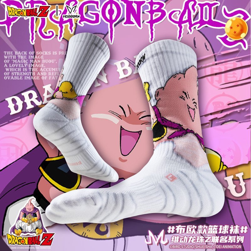 ถุงเท้าวิดอง ดรากอนบอล แบบ High-top สำหรับบาสเก็ตบอล มีความทนทานเหมือนมืออาชีพ