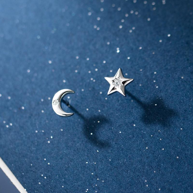 Nocturne Earrings ต่างหูเงินแท้ S925 [MERCELO]