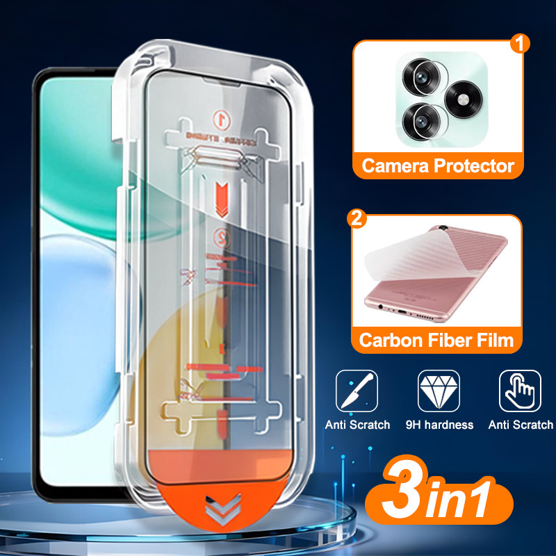 3 in 1 Honor X5c กระจกนิรภัยใสสําหรับ Honor X9d X9c สมาร์ท X7d X6C X7a X7b X7c X9 X8a X6 X6b X6s X6a