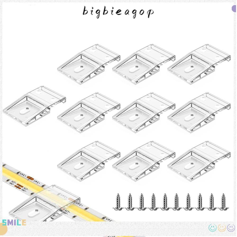 BIGBAIEGP 10 มม.PCB LED Light Strip คลิป, WS2812B WS2811 สายไฟหัวเข็มขัดคลิปสกรู,คุณภาพสูง Strip Cla