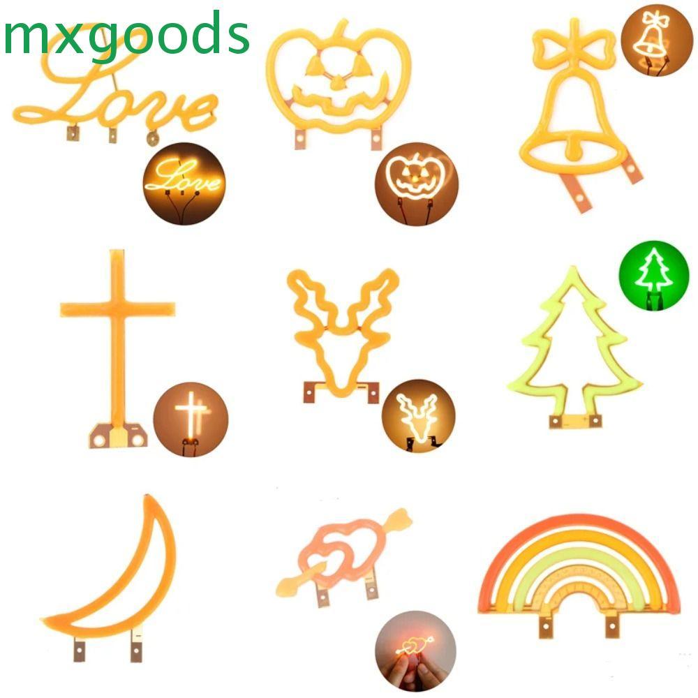 MXGOODS LED Edison Filament, Micro Retro Diode Light Filament, Love Letter ตกแต่งยืดหยุ่น Creative ก