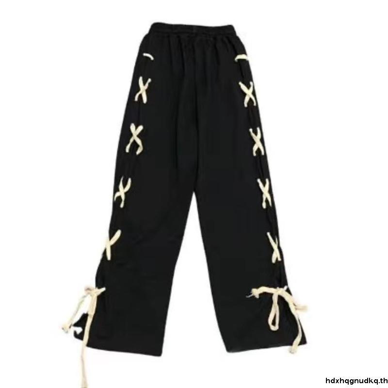 JN Studio กางเกงขายาว กางเกงคาร์โก้ผู้หญิง คาร์โก้ กางเกง Korean chic comfortable cozy WGK23903ON 17