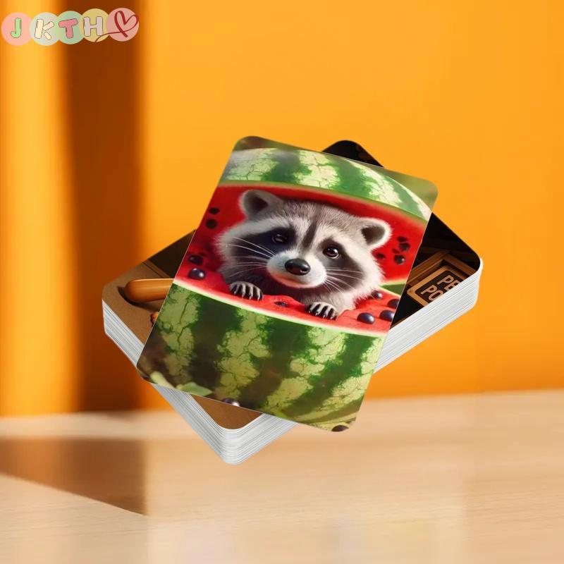 JKTH 96 ชิ้นเด็กคอสเพลย์ของเล่นคลาสสิก Trralero Tralala การ์ตูนการ์ด Tung Sahur Brainrot การ์ดเกมใหม