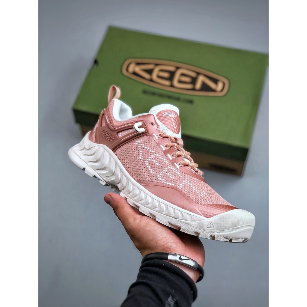 KEEN NXIS EVO WP รองเท้าเดินป่ากลางแจ้งกันน้ํา Breathable สวมใส่รองเท้าวิ่งน้ําหนักเบากันกระแทกแฟชั่