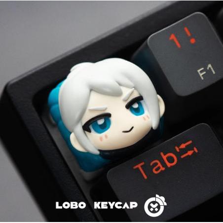 Lobo Jett Valorant Agent Theme Artisan Keycaps ปุ่มกดเรซิน