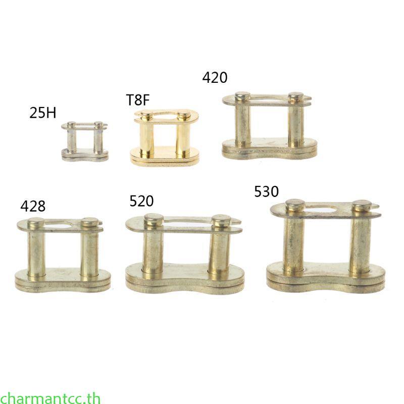 Charmantcc 25H T8F 420 428 520 530 Chain Master Link สําหรับ Dirt Pit ATV Quad รถจักรยานยนต์