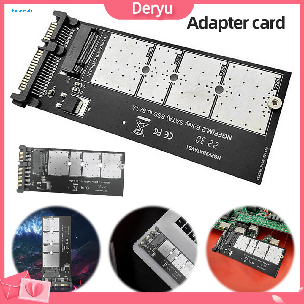 {Deryu} การใช้งานอเนกประสงค์: การ์ดอะแดปเตอร์ m2 ngff เป็น sata เข้ากันได้กับระบบปฏิบัติการต่างๆ รวม