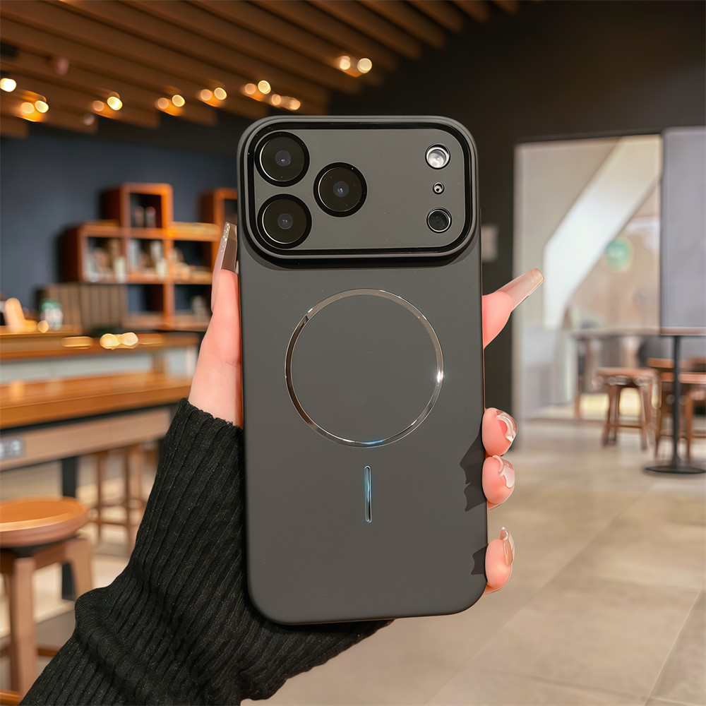 คุณภาพสูง Hard SHELL เคสโทรศัพท์แม่เหล็กสําหรับ iPhone 17 Pro Max 12 13 14 15 16 PRO MAX Air 15 16 plus Anti drop เลนส์ป้องกันกันกระแทก Cove Hard SHELL กรณีโทรศัพท์ - รูปที่ 3