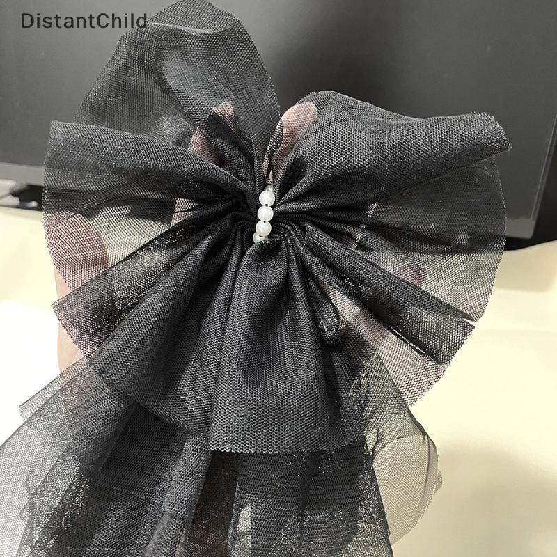 เข็มกลัดโบว์ขนาดใหญ่สำหรับผู้หญิง เหมาะสำหรับเสื้อผ้าและติดผม พร้อมคล้องคอได้ด้วย DSS