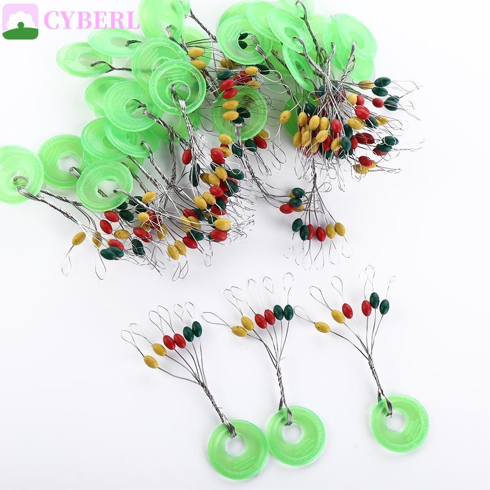 CYBERLINX 600 ชิ้นรูปไข่ลอยสายตกปลา Tackle 600 ชิ้น 100 กลุ่มตกปลา Stopper Bobber Stopper ตกปลาลอยถั